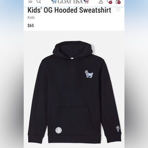 GOAT USA Hooded Sweatshirt, Size Medium